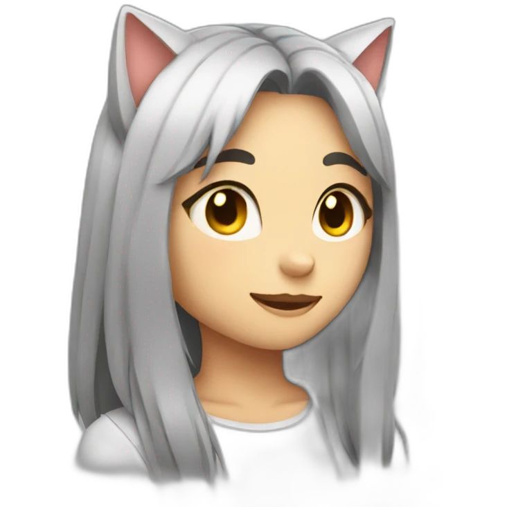catgirl-being-headpatted emoji