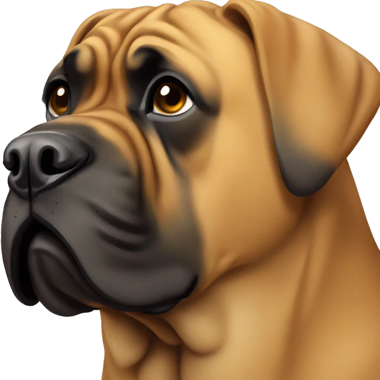 Bullmastiff dog emoji