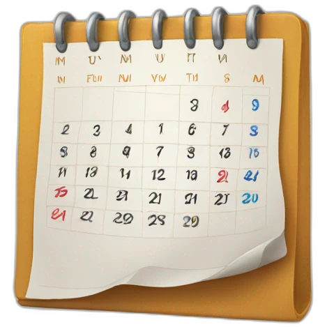 calendar emoji