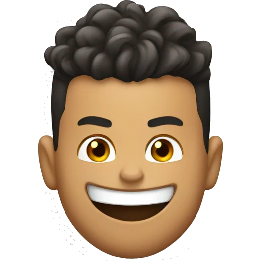 Ronaldo laughing  emoji