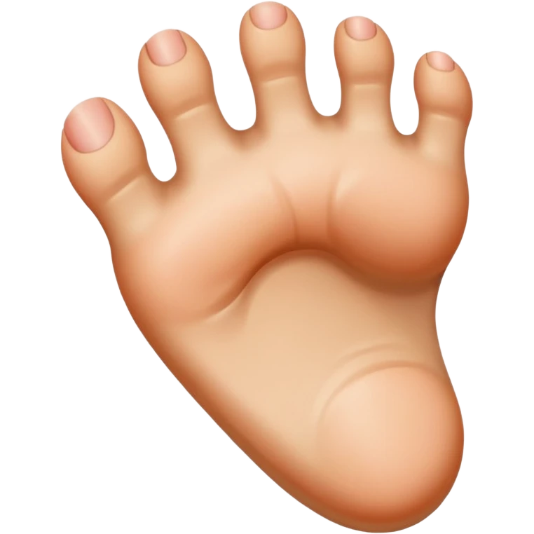 Foot missing big toe emoji