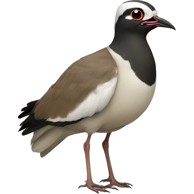 Laughing lapwing  emoji