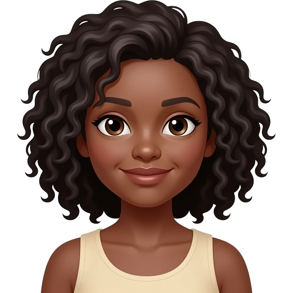 Black girl emoji