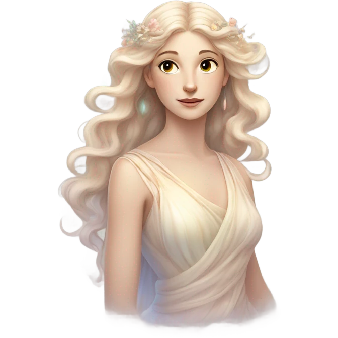 astrology virgo female white the maiden iridescent  emoji