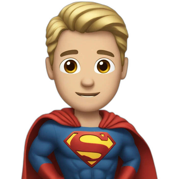 Super man emoji