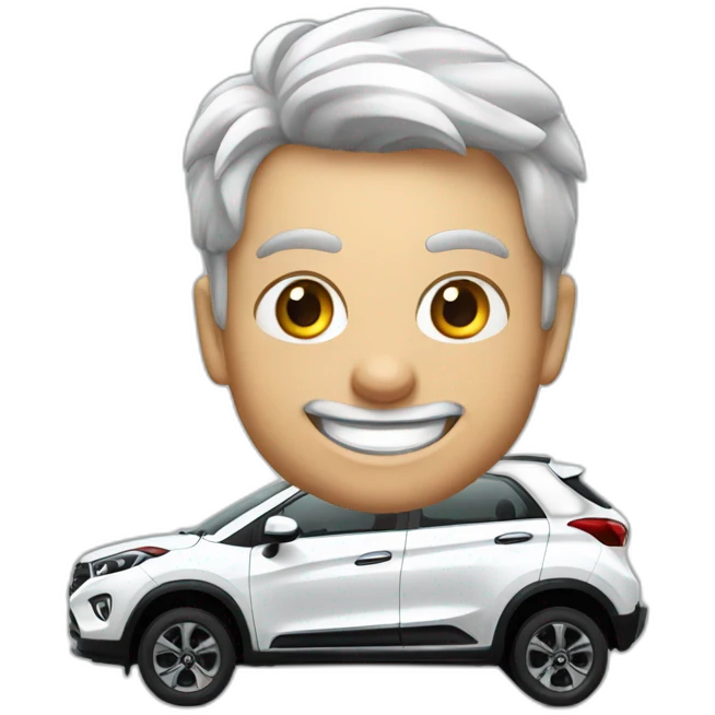 white tata nexon emoji