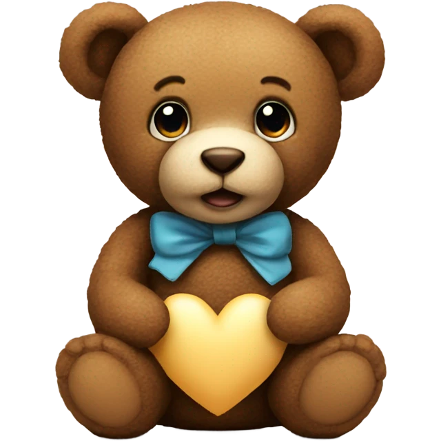 Teddy with Heart  emoji