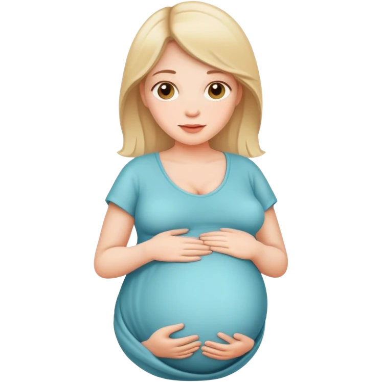 Pregnant white women emoji