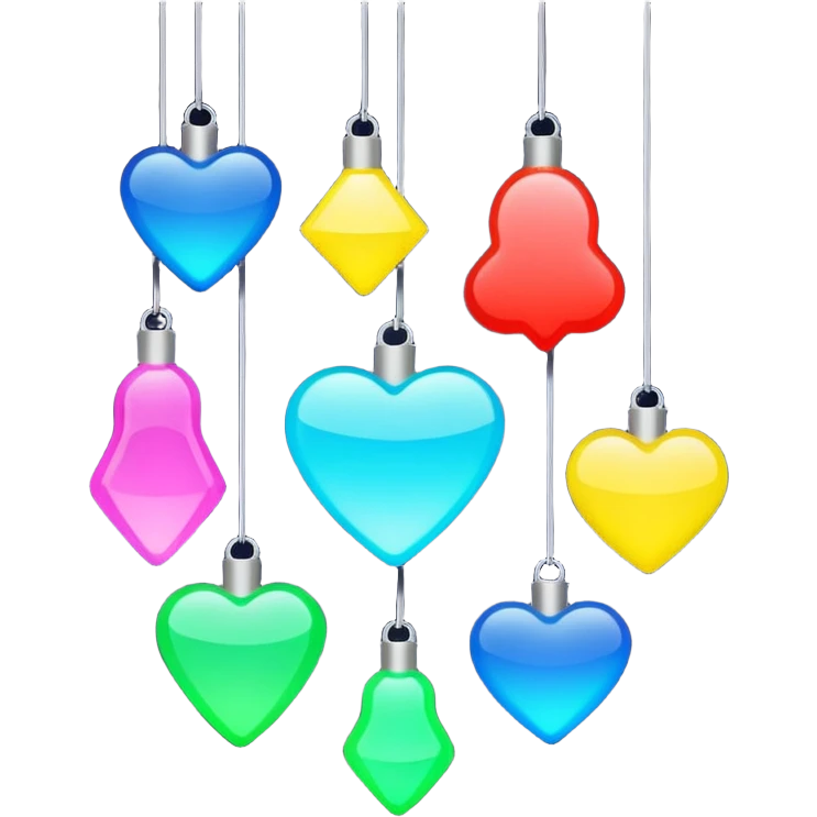 LED decoration hangings emoji