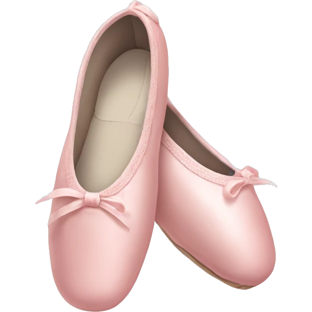 Pale pink ballet shoes emoji