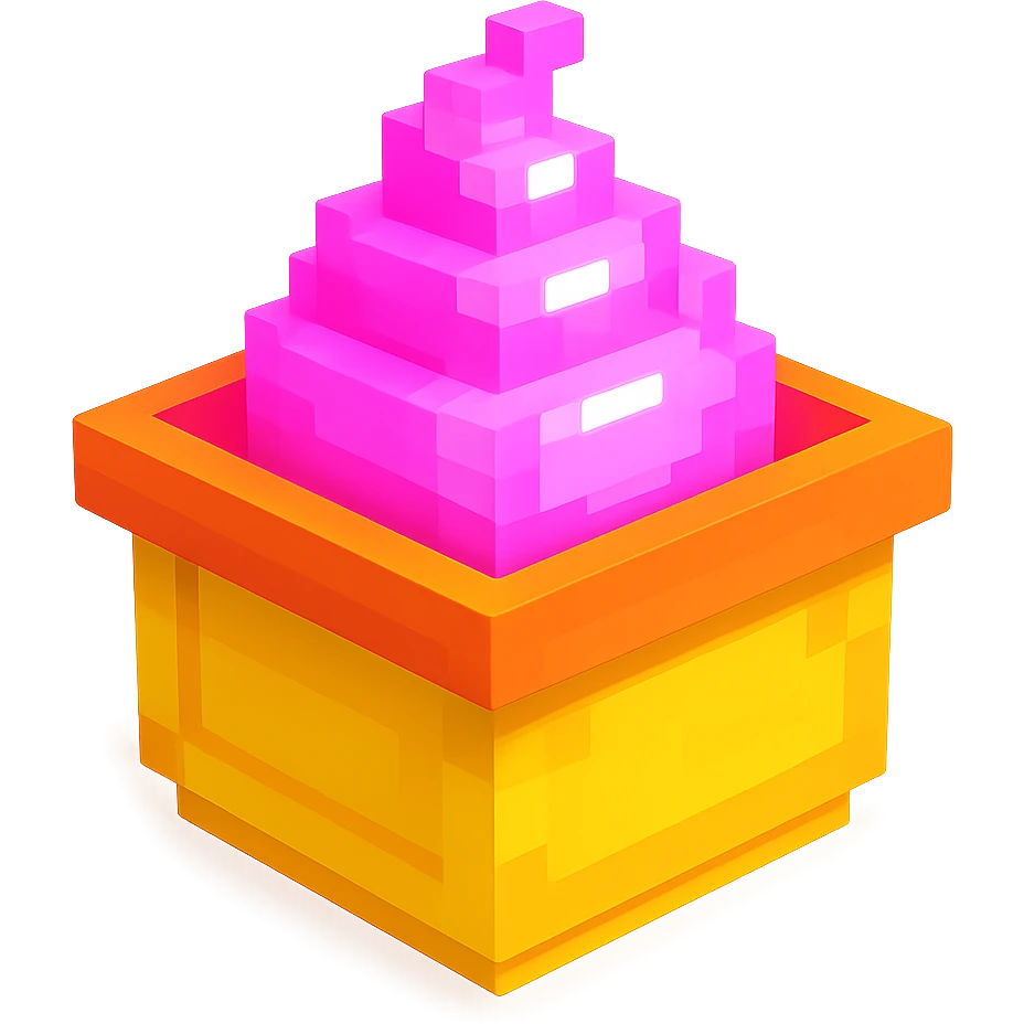 сделай соус из фастфуда розовый светящийся, no background  emoji