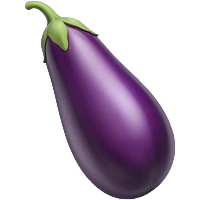 Large eggplant emoji