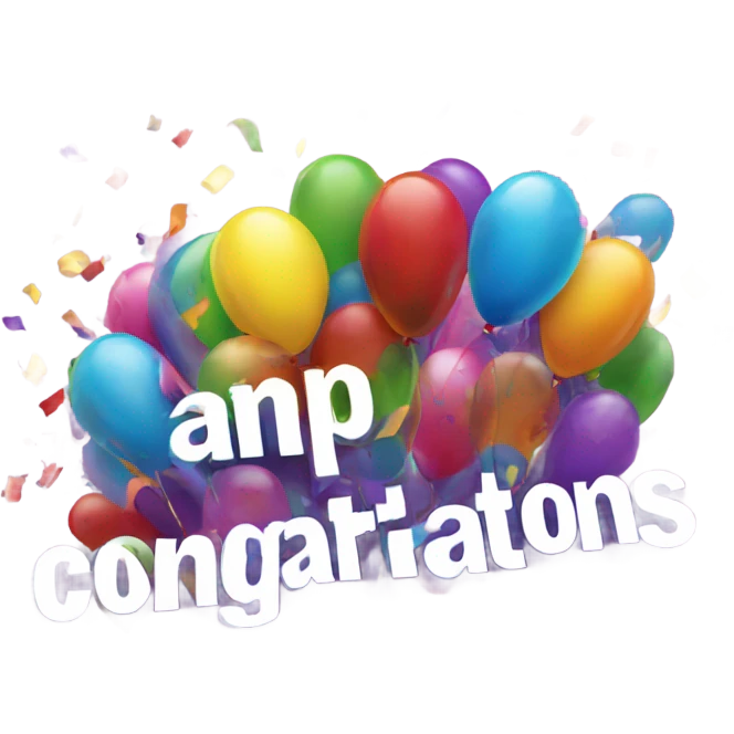 Congratuation emoji
