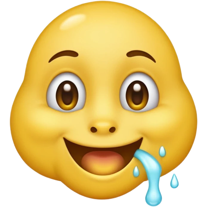 yellow emoji with snot coming out of nose emoji