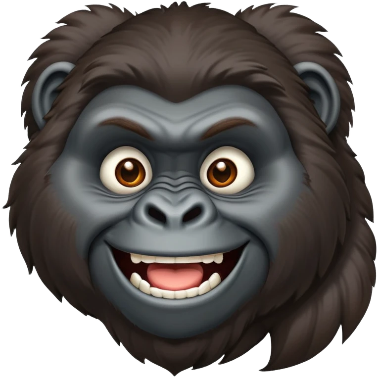 Gorilla happy emoji