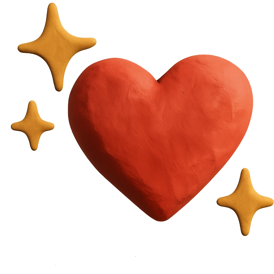 heart with sparkles emoji