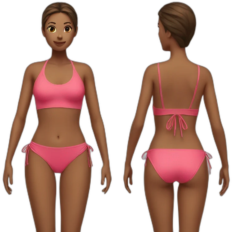 Woman swimwear emoji