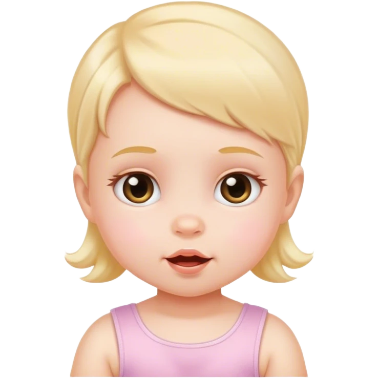 Baby girl emoji
