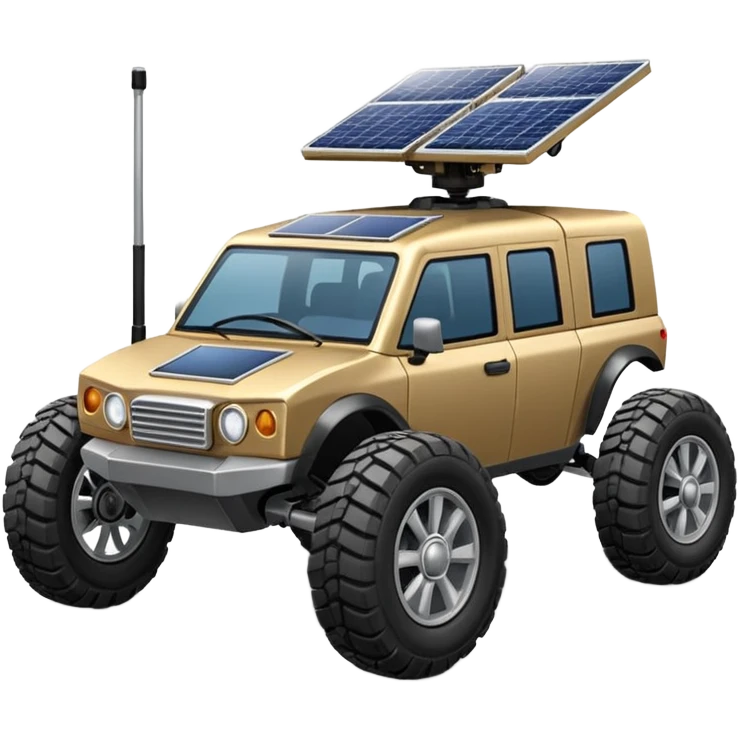 Sojourner – small, boxy rover with 6 wheels emoji
