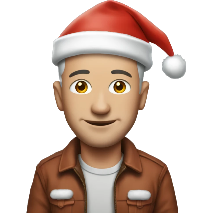 jeff bezos with santa hat emoji