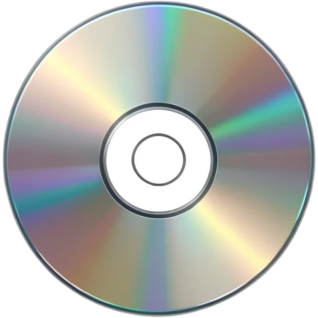 generate realistic detailed cd disk in 3d style emoji