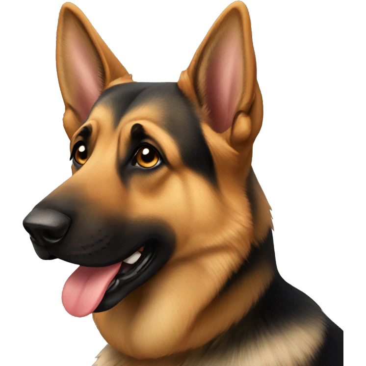 German Shepard emoji