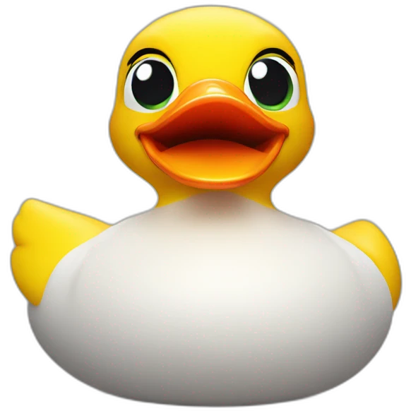angry rubber duck emoji