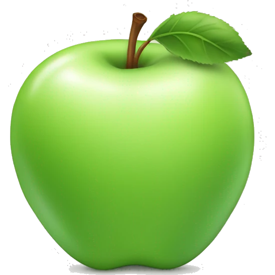Light Green Apple. emoji
