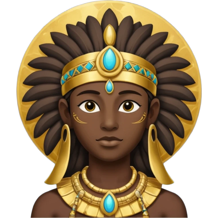 Khonsu, the Moon God from Egyptian Gods emoji