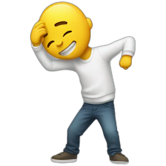 person dabbing emoji