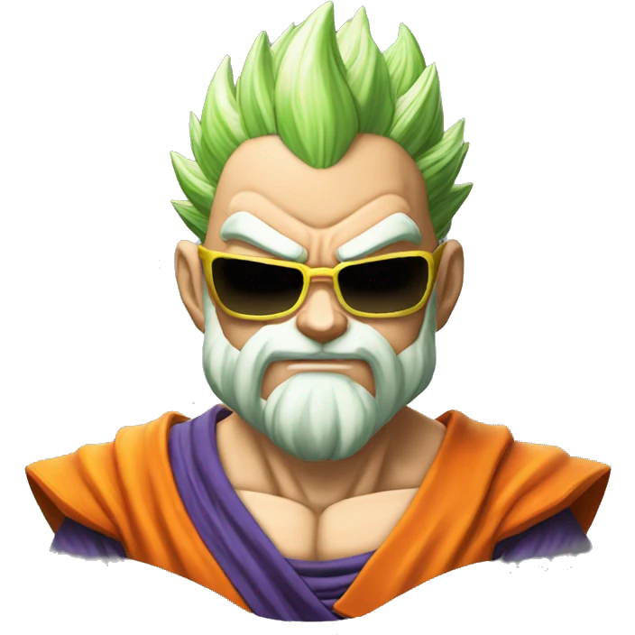 Végéta de dragon ball emoji