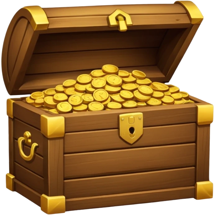 chest of coins emoji