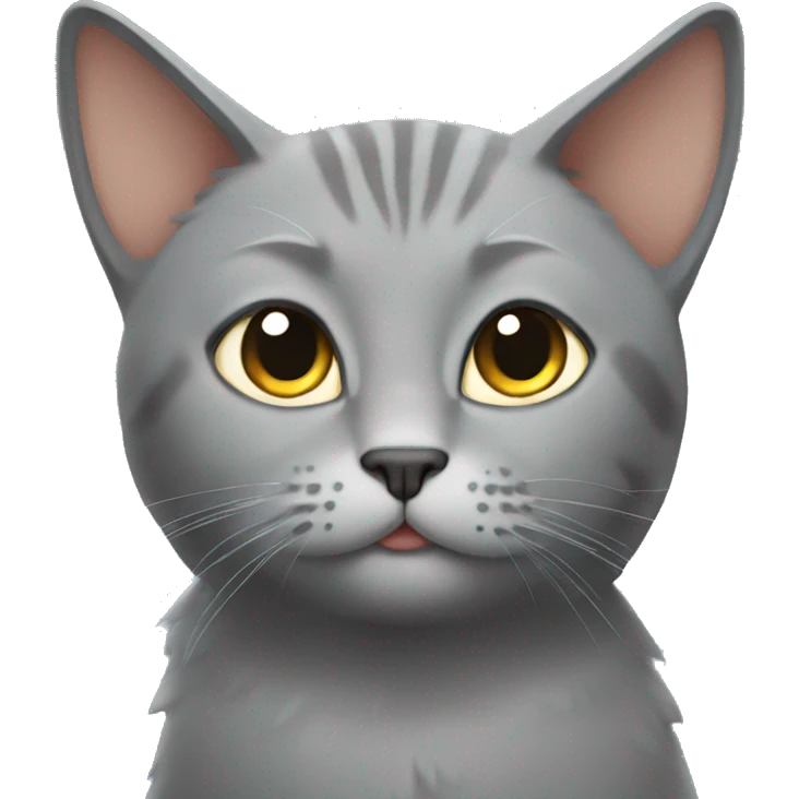 gray cat with wings emoji