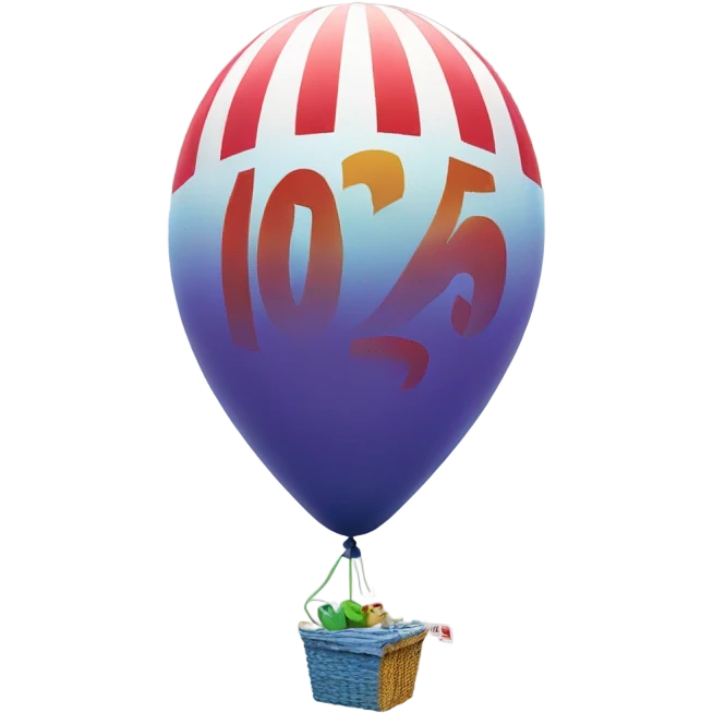2025 balloon  emoji