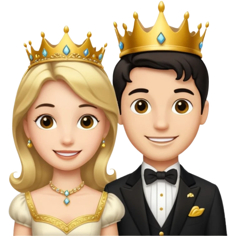 принц и принцесса emoji