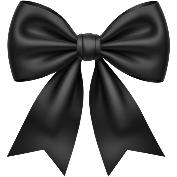 black bow emoji