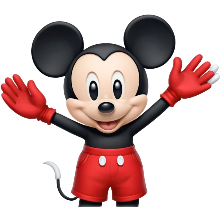 classic Mickey Mouse emoji