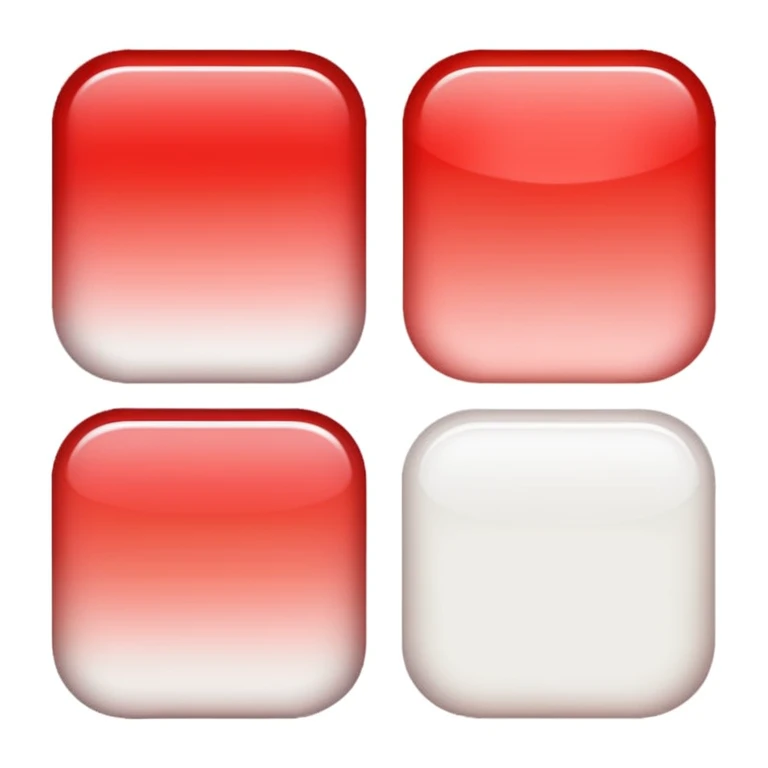 Ombre from red to white emoji