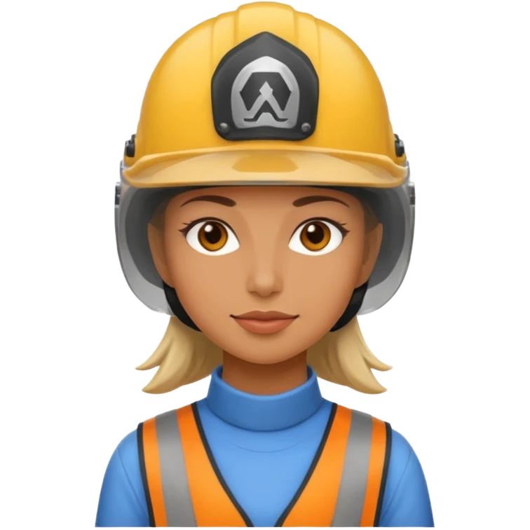 woman with helmet emoji