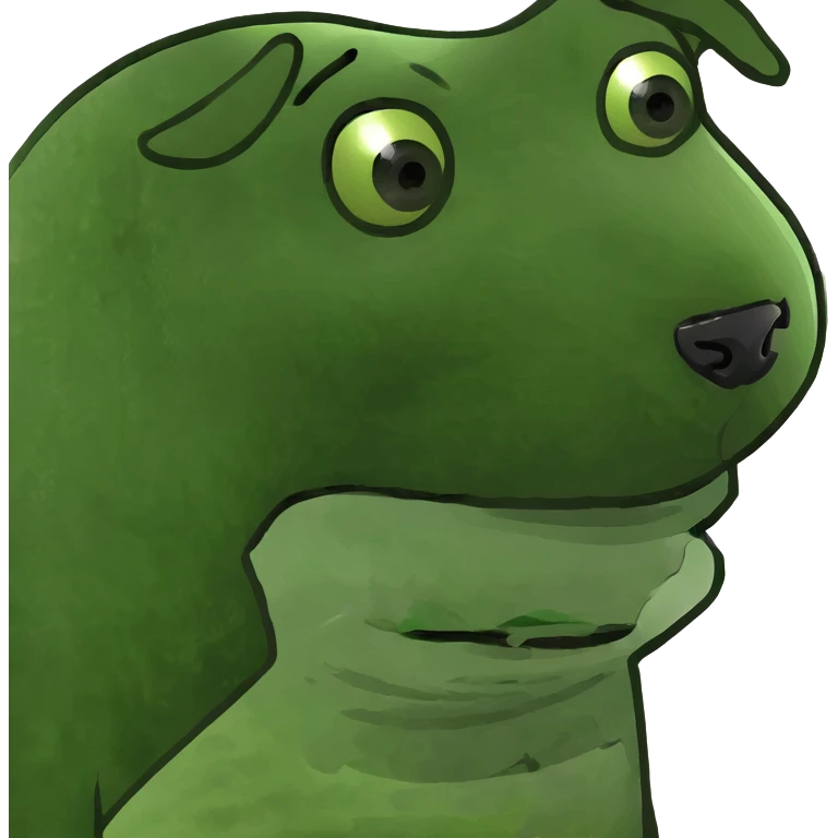 Eating dog emoji
