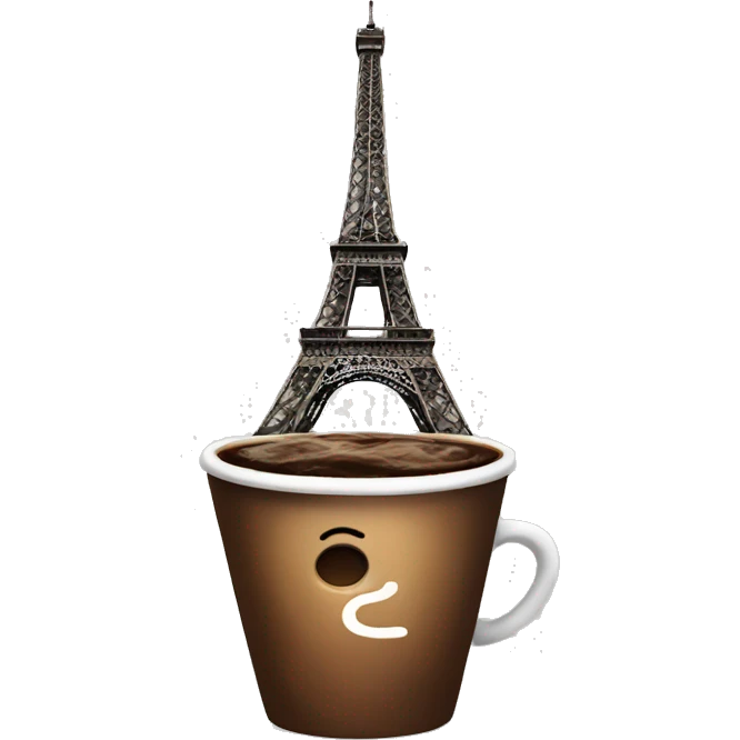 Coffee at Paris emoji