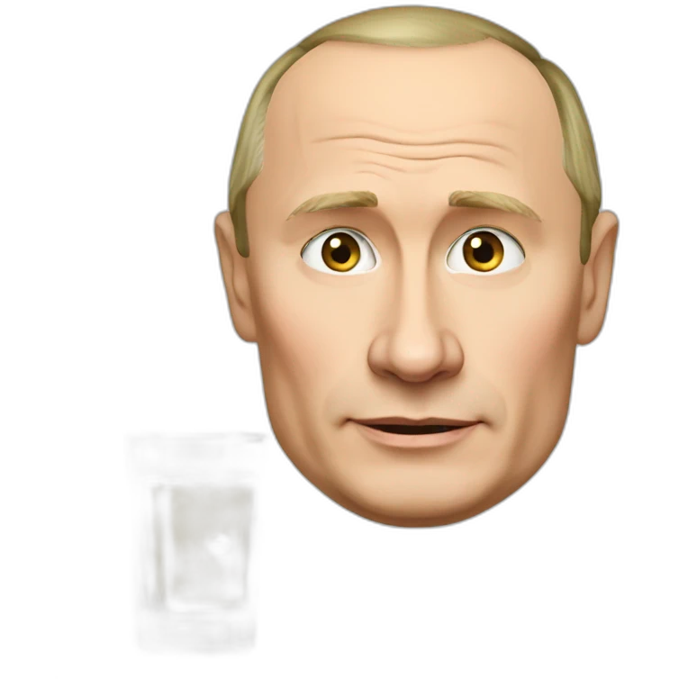 Putin and vodka emoji