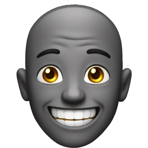 a bullshit smile emoji