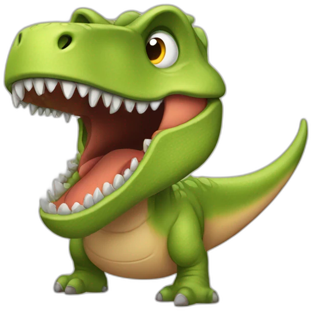 Dinosaures fumant emoji