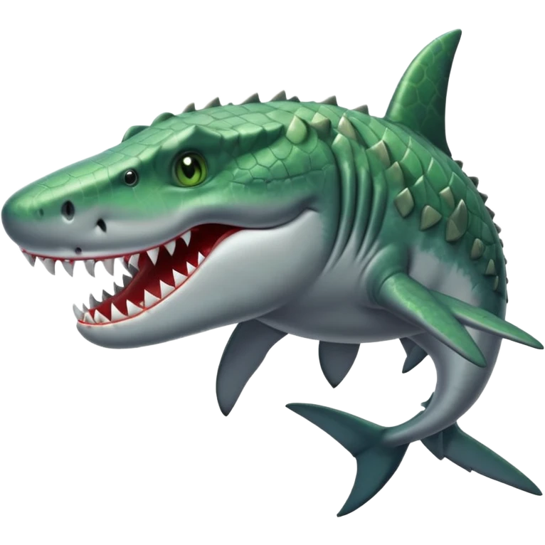 shark/croc combined emoji