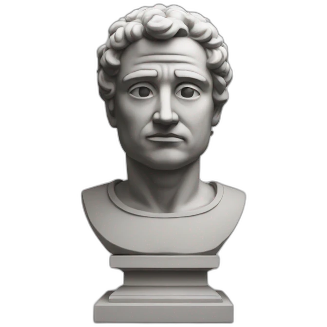 Emoji stoic statue emoji