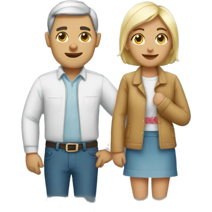 Wife and husband  emoji