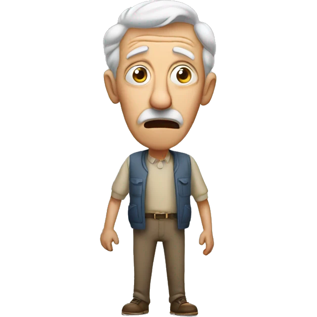 Confused Grandad  emoji
