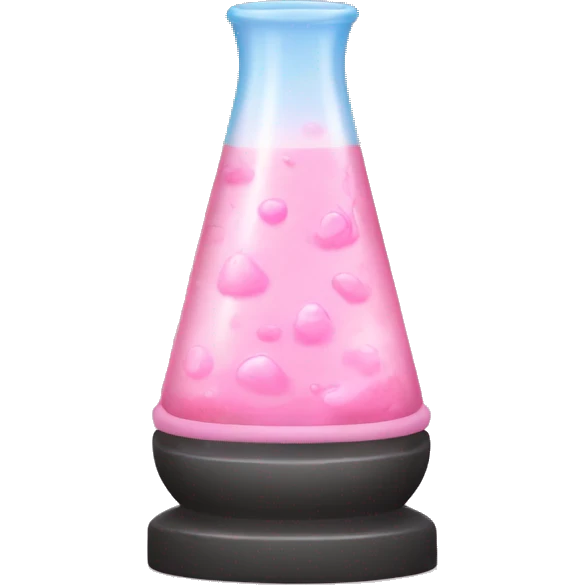 Pastel pink lava lamp  emoji