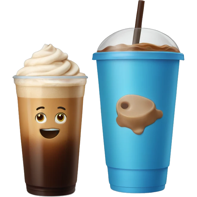 Carmel ice coffee emoji